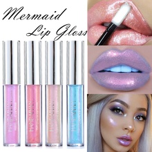 Liquid Lipstick Waterproof Makeup Metallic Lip Gloss Long-lasting Shimmer Glitter Lipgloss 2024 - compra barato