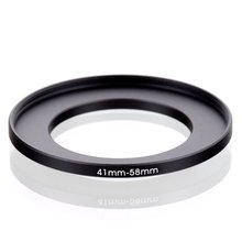 Original RISE (UK) 41mm-58mm 41-58mm 41 para 58 Step Up Filtro Anel Adaptador preto 2024 - compre barato