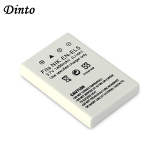 Dinto 1pc 1400mAh EN-EL5 ENEL5 EN EL5 Rechargeable Camera Battery for Nikon Coolpix P3 P4 P80 P90 P5100 3700 4200 5200 2024 - buy cheap