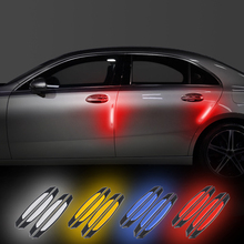 Practical Car Reflective Anti-collision Warning Sticker Universal Auto Safety Mark Side Scratch-proof Door Strip 2024 - buy cheap