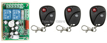 Controle remoto sem fio ac220v 2ch rf, transmissor e 1 receptor universal