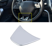 Pegatina de decoración para volante de coche Mitsubishi, cubierta Interior de ABS cromado, para Eclipse Cross 2018, 1 unidad 2024 - compra barato