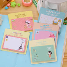 4 PC Lovely Cartoon Animals Memo Pad Sticky Notes Memo Notebook Stationery Papelaria Escolar School Supplies 2024 - buy cheap