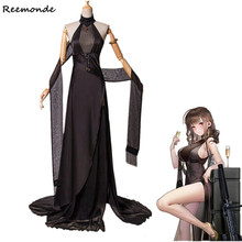 Game Girls Frontline DSR-50 Cosplay Costumes Black Sexy Dresses Uniform Outfit Full Set Synthetic Wigs Hair Women Girls Clothing 2024 - buy cheap