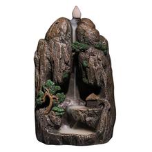 Classic Lofty Mountains And Flowing Water Style Traditional Backflow Waterfall Smoke Incense Burner Office Home Decor 2024 - buy cheap