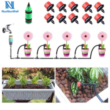 NuoNuoWell 2019 DIY  Drip Irrigation System Balcony Plant Potted Self Watering Kits 10m Garden Hose Greenhouse Mini Sprinkle 2024 - buy cheap