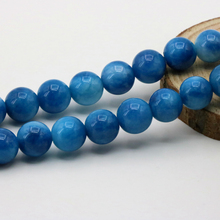 Round loose beads Multicolor blue&white stone 10mm DIY parts Accessorie Women jewelry making Design bracelet necklace 15inch 2024 - buy cheap