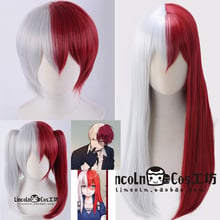 My Hero Academia Todoroki Shoto Heat Resistant Hair Cosplay Costume Wig + Free Wig Cap 2024 - buy cheap