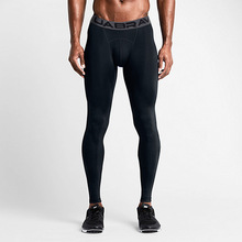 Мужские обтягивающие штаны для бега эластичные быстросохнущие Спортивные Компрессионные Леггинсы для фитнеса, бега в тренажерном зале, длинные брюки, обтягивающие тренировочные штаны 2024 - купить недорого
