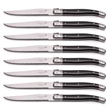 9" Laguiole Steak Knives Stainless Steel Dinner Knife Set Black Cutlery Kitchen Tableware Dinnerware Restaurant  Bar 6/8/10pcs 2024 - buy cheap