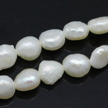 Natural Freshwater Cultured Pearl Beads Baroque DIY 6.5x5mm-5x4.5mm, Hole: Approx 0.5mm, 34.5cm long, 1 Strand(Approx 63 PCs) 2024 - buy cheap