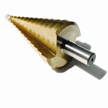 Brocas de paso recto HSS4341, conjunto de conos para cortar agujeros de metal, 13 escalones, 4-39mm, 1 unidad 2024 - compra barato