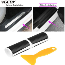 4Pcs/Set Black Car Door Plate Stickers PVC Car Sticker Sill Scuff Cover Anti Scratch Decal Universal For All Car Door Sill Cover 2024 - buy cheap