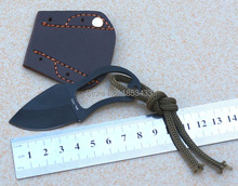 Cuchillo táctico EDC de supervivencia faca Karambit, minicuchillo de bolsillo con funda de cuero, 2 unids/lote, envío gratis 2024 - compra barato