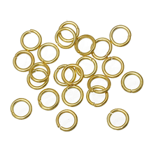 8 сезонов, Открытое кольцо, золотой цвет 6 мм (2/8 ") Диаметр, 1000 шт (B29992) 2024 - купить недорого