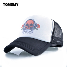 Skull baseball Cap women Outdoor sports hats for men Snapback Caps Unisex Hip Hop bone Breathable mesh hat women's rose gorro 2024 - buy cheap