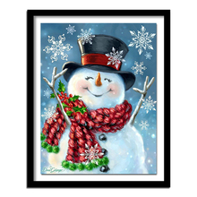 Diamond Embroidery Snowman Diamond Painting Full Square Resin Diamond  Cross Stitch Needlework Christmas Gift 2024 - buy cheap