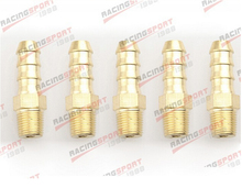 Púas de manguera macho de latón, 5 uds., 6mm, a 1/8 "NPT, rosca macho de tubo 2024 - compra barato