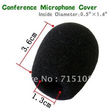 Cubierta de espuma para parabrisas de micrófono de conferencia, diámetro interior: 1,3 cm * 3,6 cm (alrededor de 0,5 "x 1,4"), envío gratis, 50 unids/lote 2024 - compra barato