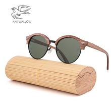 Classic Sunglasses Men's Retro Wooden Frame Glasses Frame Fashion Simple Polarized Sunglasses Men And Women Travel Sunglasses 2024 - buy cheap