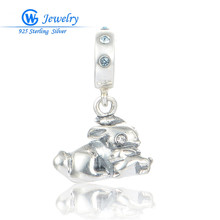 925 silver jewelry wholesale charms rabbit style plata 925 DIY fits European brand braceletsplata 925 GW Fashion Jewelry S183H20 2024 - buy cheap