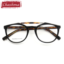 Chashma Acetate Frame Quality Optical Eyewear Men Spectacles Frame for Women Vintage Wide Nose Pad Glasses Transparent Lenses 2024 - buy cheap