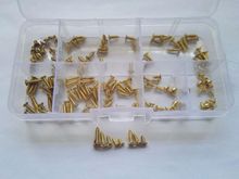 120pcs M2.3 M2.6 Brass Phillips Countersunk Screw Flat Self-tapping Bolts Screws 2024 - buy cheap