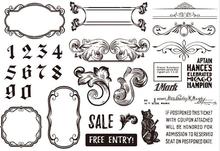 CLEAR STAMP Frame  DIY Scrapbook Card album paper craft silicon rubber roller transparent stamps 130 2024 - buy cheap