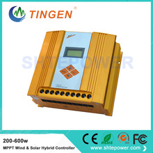 Controlador de carga eólica solar MPPT, 200-600w, 12v/24v, controlador automático, miniregulador 2024 - compra barato