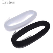 Lychee life tecido de malha de nylon cacheado, 3cm de largura, plano, rígido, acessórios de material de costura para vestuário feminino, chapéu 2024 - compre barato