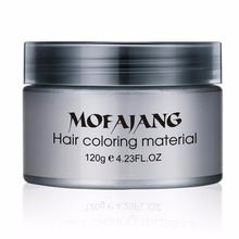 Salon Hair Styling Pomade Silver Ash Grandma Grey Hair Waxes Temporary Disposable Hair Dye Coloring Mud Cream Unisex Women/Men 2024 - buy cheap