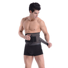 AOFEITE Medical Ajustável Pull Duplo Apoio Lombar Lower Back Belt Alívio Da Dor Brace Banda Cintura Respirável Cinto Corset Lombar 2024 - compre barato