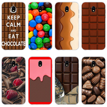 Funda de silicona suave para teléfono Samsung, carcasa de Tpu con Chocolate de 12H para j3, j5, j7, 2016, 2017, a3, 2016, a5, 2017, a6, 2018 2024 - compra barato