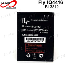 BL3812 1650mAh High Quality Mobile Phone Battery for Fly IQ4416 High Quality Mobile Phone Replacement Li-ion Accumulator 2024 - buy cheap