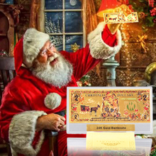 10pcs/lot Christmas Dollar Fake Two Gold Banknote Paper Money with Plastic Case Money Replica United States USD Christmas Gifts 2024 - buy cheap