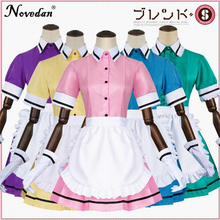 Disfraz de Anime Maika Hideri Kanzaki para mujer, uniforme de Cosplay, dulce vestido de Lolita de talla grande, para Halloween 2024 - compra barato