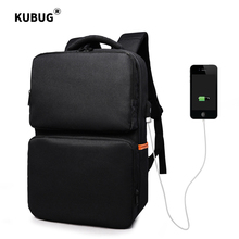 Kubug mochila de laptop portátil, à prova d'água, 15.6 polegadas, viagem, adolescente, bolsa de ombro masculina 2024 - compre barato