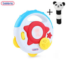 Beiens Percussion 0-12 Months Baby Toy Baby Fitness Grasp Ball Toys Rattles Baby Toys Hand Bell Rattle With Music and Light 2024 - buy cheap