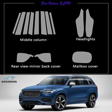 For Volvo XC90 2015 2016 2017 2018 2019 TPU transparent protective film Middle column film External panel film Car Accessories 2024 - buy cheap