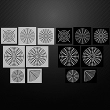 7PCS Assorted Style Mandala Dotting Painting Stencils Templates Tools with Black Cardboards for Wood Rocks Fabrics Wall Art 2024 - buy cheap