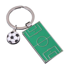 Creative classic football field keychain Men sports leisure car key ring Key pendant Football key chain Bag pendant accessories 2024 - buy cheap