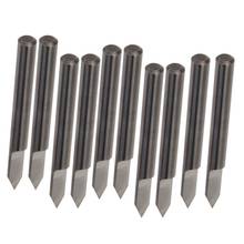 30pcs 0.1mm Cutting Dia 60 Degree Engraving Bits Falt Bottom CNC Router Tool 2024 - buy cheap