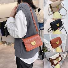 Women Elegant Retro Bag Stone Pattern Shoulder Crossbody Bags Simple Female Daily Messenger Bag PU Leather Handbag Purse сумка 2024 - buy cheap