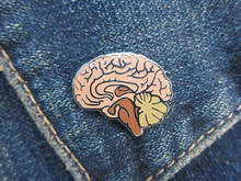 Brain Soft Enamel Lapel Pin Brain, Stroke, Medical and Anatomy, Neurology Pins for Doctors and Nurses 2024 - buy cheap