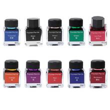 Colorful Non-carbon Ink suit for Dip Fountain Pen Calligraphy Writing Painting Graffiti School Office Stationery 10 Colors 2024 - buy cheap