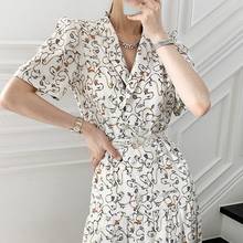 2021 New Summer Shirt Dress Evening Female Vintage Dress Party Oversize Short Sleeve Beach Women Dresses Robe Vestido Prom 2024 - buy cheap