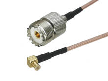 Conector hembra RG316 UHF SO239 a MCX macho, Conector de ángulo recto, Cable Coaxial de 4 pulgadas ~ 10M 2024 - compra barato