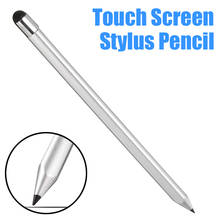 Mayitr 1PC Silver Metal Touch Screen Stylus Pencil Capacitive Pen Silver For i-Pad For Samsung PC Tablet Phone 2024 - buy cheap