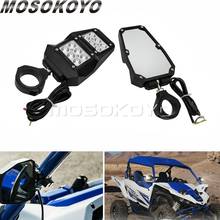 UTV Rear View Side Mirror Kit with LED Spot Lights w/ 1.75" 2" Roll Cages for Polaris RZR XP 1000 Can-Am Maverick Yamaha Rhino 2024 - buy cheap