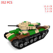 hot military WW2 technices vehicles Japan Type 97 medium tank army base war weapons equipment Building Blocks model bricks toys 2024 - buy cheap
